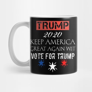 trump 2020 keep america great again wit Mug